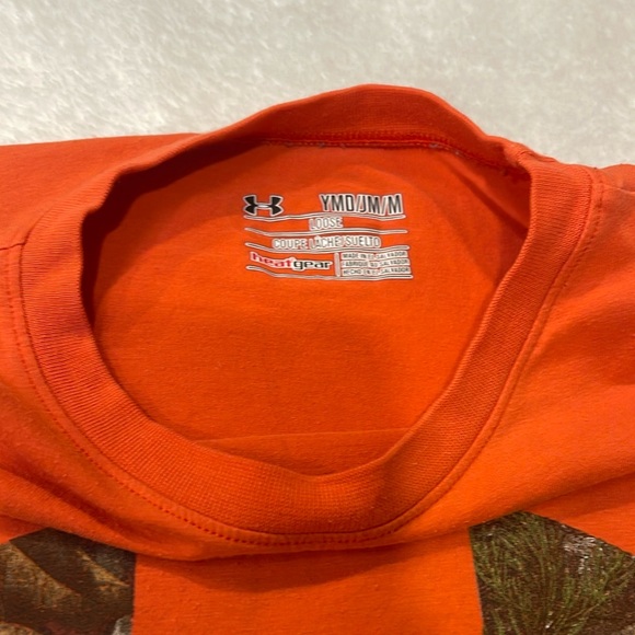 Under Armour Orange Short Sleeve Tee - Picture 3 of 4